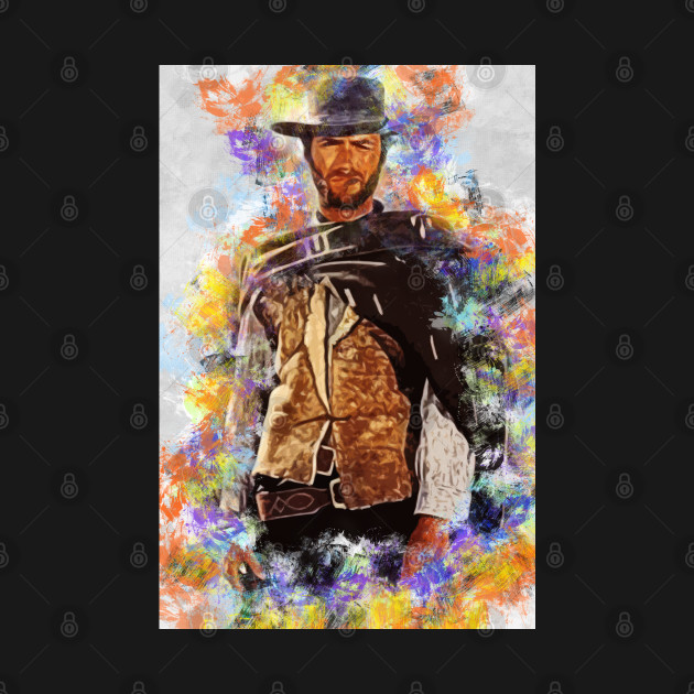 Discover ✪ A Tribute to Clint Eastwood ✪ Abstract Portrait - Clint Eastwood - T-Shirt