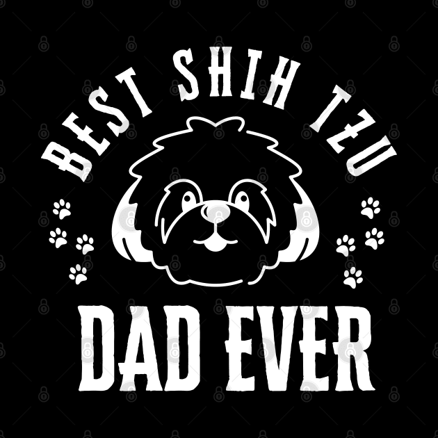 Best Shih Tzu Ever Funny Quote Vintage by click2print