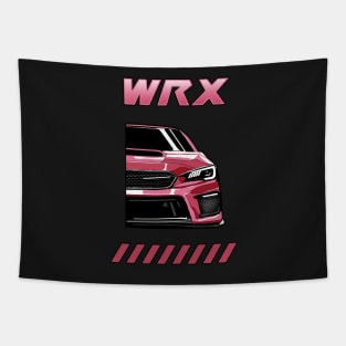 WRX sti illustration vector art Tapestry