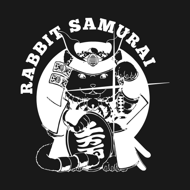 Samurai Rabbit T-Shirt by Melchi