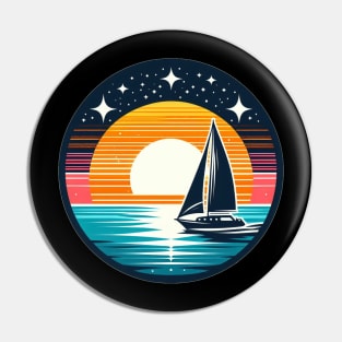 Sunset Sailing - Sailing for Nautical Enthusiasts Pin