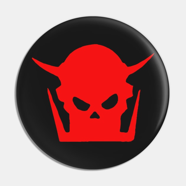 Freelance Peacekeeper (Red) Pin by DanGhileArt