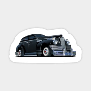 Cartoon retro limousine Magnet