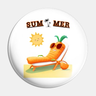 Summer Carrot Pin