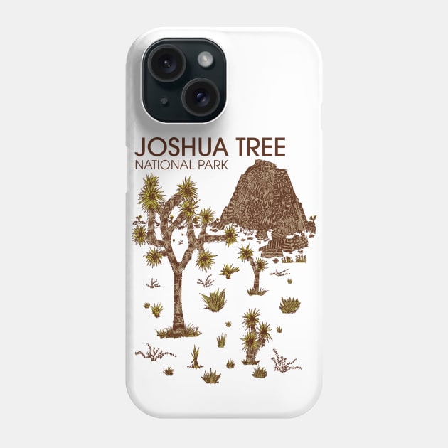 Joshua Tree National Park Phone Case by Hinterlund