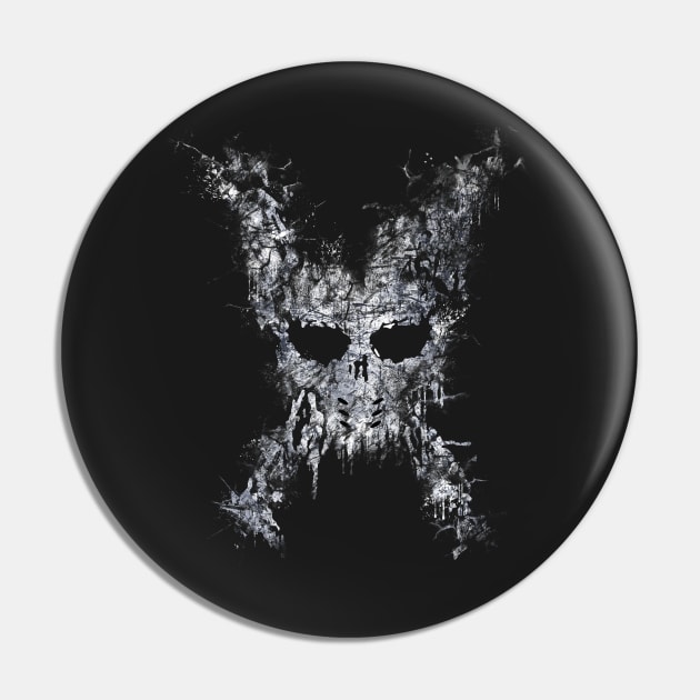 Cross Off Crossbones Pin by nextodie