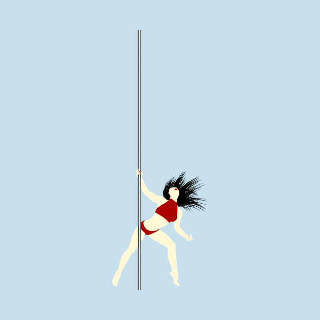 Brunette Pole Dancer by jintetsu