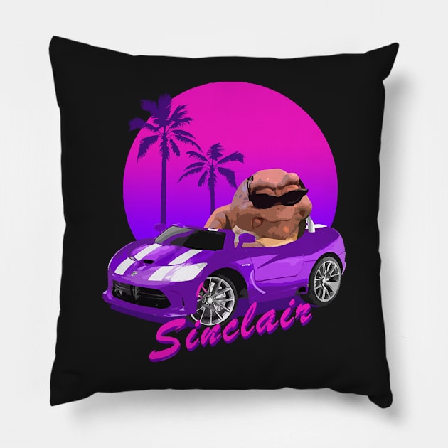 Baby Sinclair Too Cool For School Pillow by nnHisel19