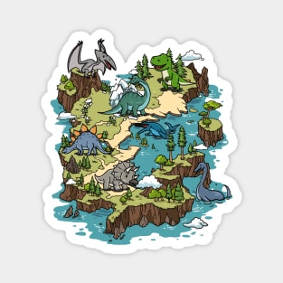 Dinosaur Island Magnet