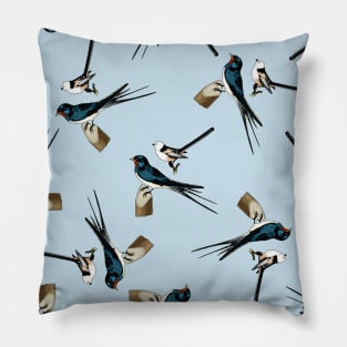 2 birds Pillow