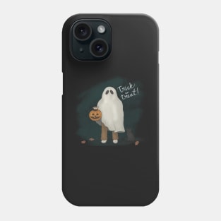 Trick or Treat! (White text) Phone Case