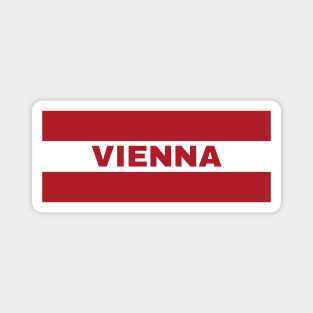 Vienna City in Austrian Flag Magnet