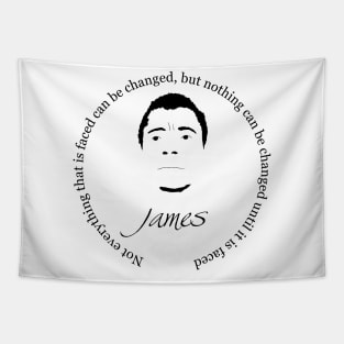 James Baldwin Quote Tapestry