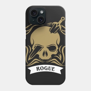 Rogue Hardcore Skull RPG Dungeons Crawler and Dragons Slayer Phone Case