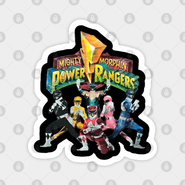 Mighty Morphin Power Rangers Magnet by NandosGhotik