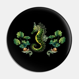 Wonderful elegant fantasy seahorse Pin