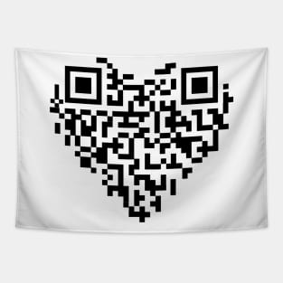 Never gonna give you up - QR code T-Shirt Tapestry