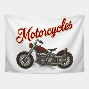 Vintage Motorcycles Tapestry