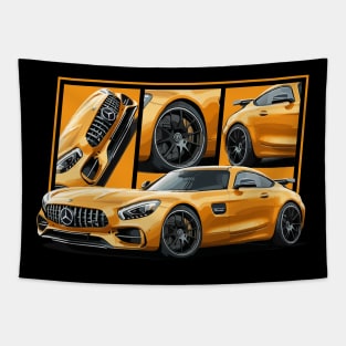 Mercedes AMG GT S Tapestry