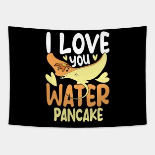 I Love Water Pancake - Stingray Tapestry