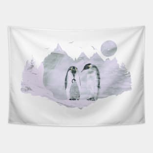 Penguin Family Tapestry