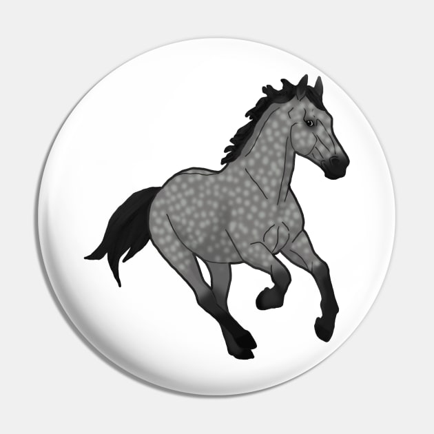 Dapple grey horse Pin by Shyflyer