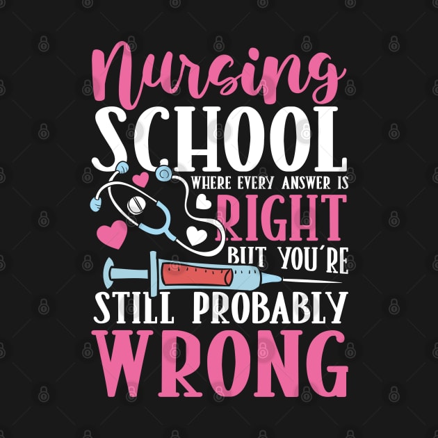 Nursing School Where Every Answer is Right But You're Still Probably Wrong by AngelBeez29