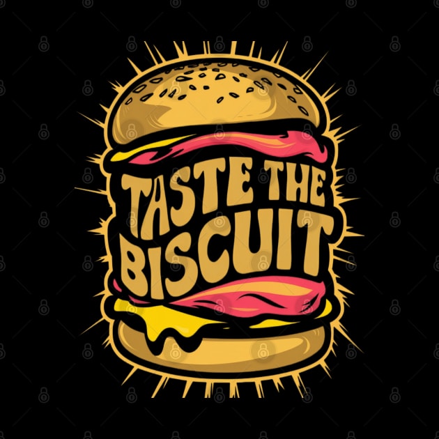 Taste the biscuit funny burger by thestaroflove