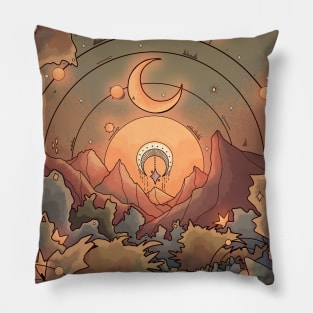 Stars in the forest Pillow