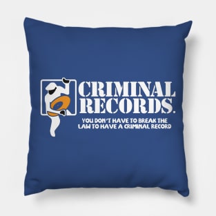 Criminal Records Logo Pillow