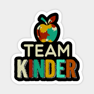 Team Kinder Awesome Teachers Students T shirt Magnet