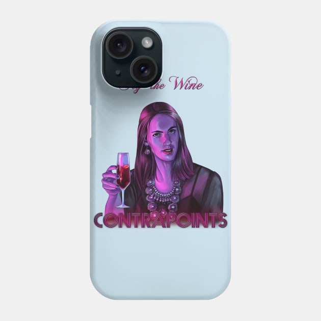 Try the Wine Cutout Phone Case by Skutchdraws
