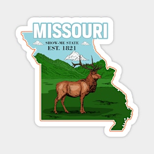 Missouri and vintage Magnet