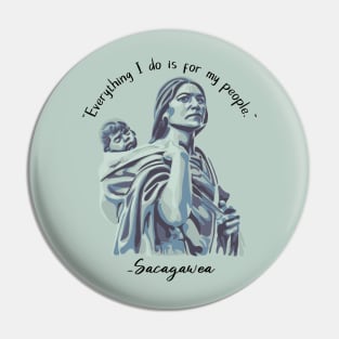 Sacagawea Portrait Pin