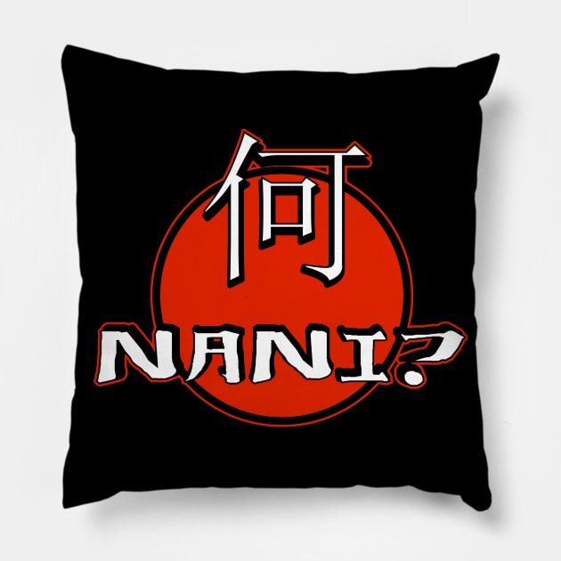 Get Noticed in Style with the NANI  何  T-Shirt Pillow by 8 Fists of Tees