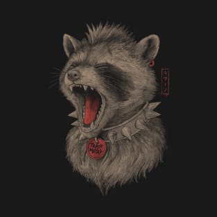 Trash Metal Raccoon Punk Panda T-Shirt