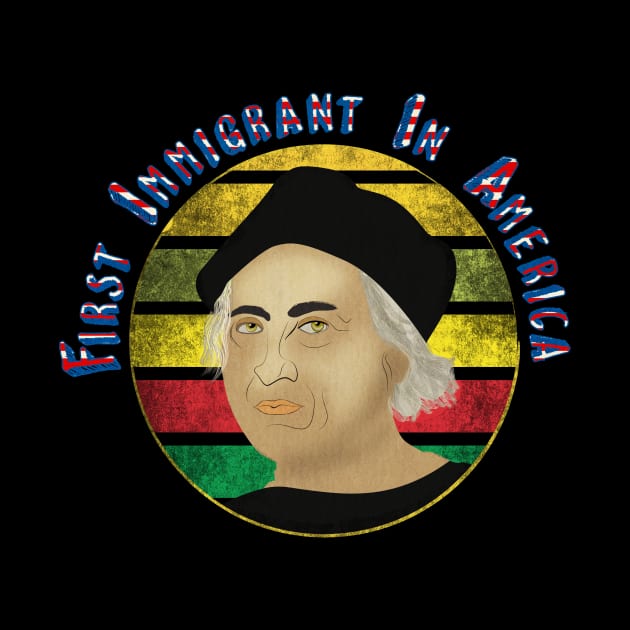 First Immigrant In America by Raimondi