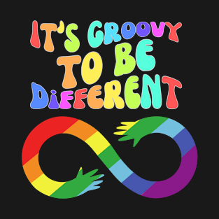 It's Groovy To Be Different Affinity Symbol With Hands T-Shirt