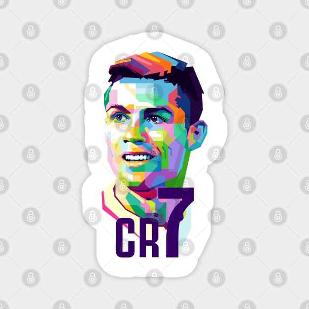 CRISTIANO RONALDO 7 Magnet by erikhermawann22