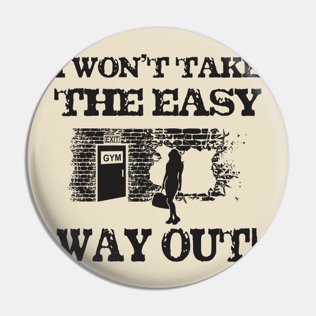 Way Out Girl Pin by teamface