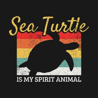 Sea Turtle Retro Vintage T-Shirt
