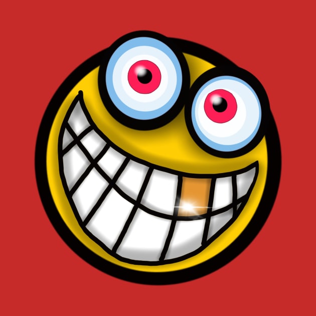 Smiling emoji face by wolfmanjaq