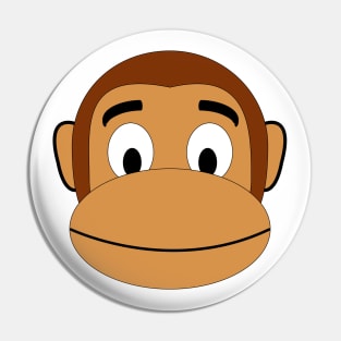 Monkey face Pin