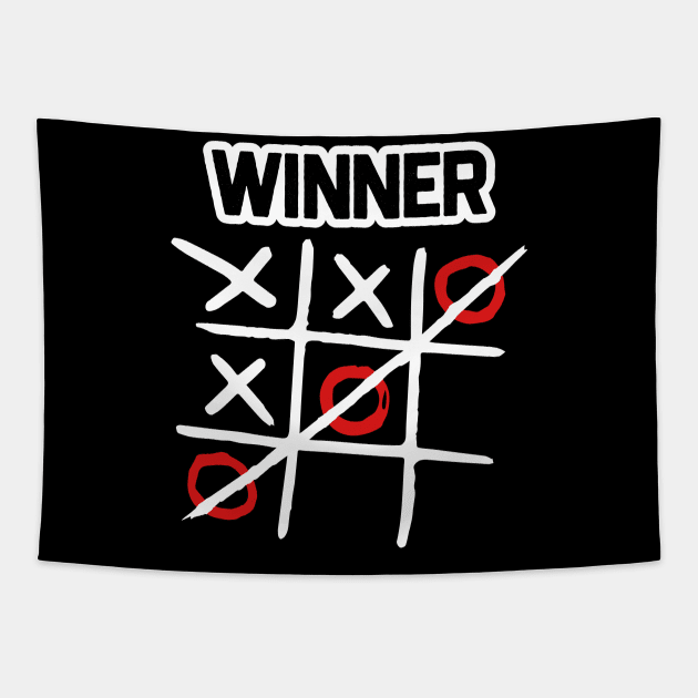 Tic Tac Win - Game Winner Tapestry by KanysDenti