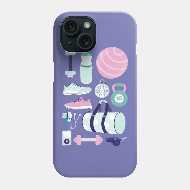 Get Fit Phone Case by allisonromerodesign