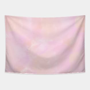 Abstract Pastel Pink Peach Watercolor Tapestry