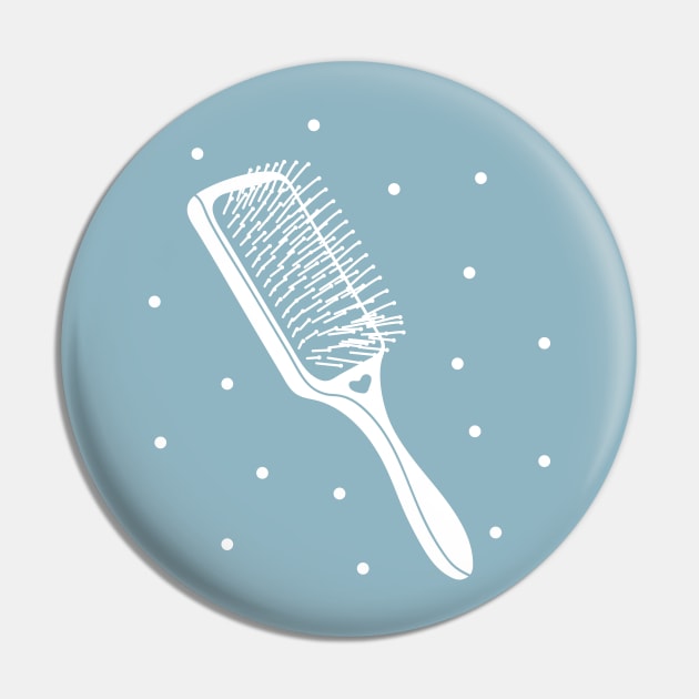 hair brush Pin by Wlaurence