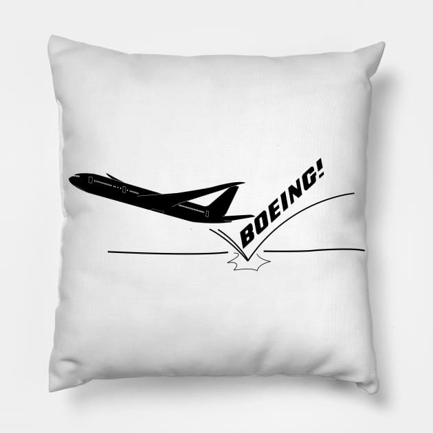 Boeing! Pillow by Arkadius