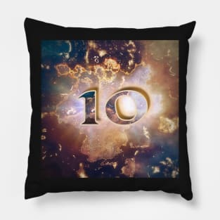 Number 10 Pillow