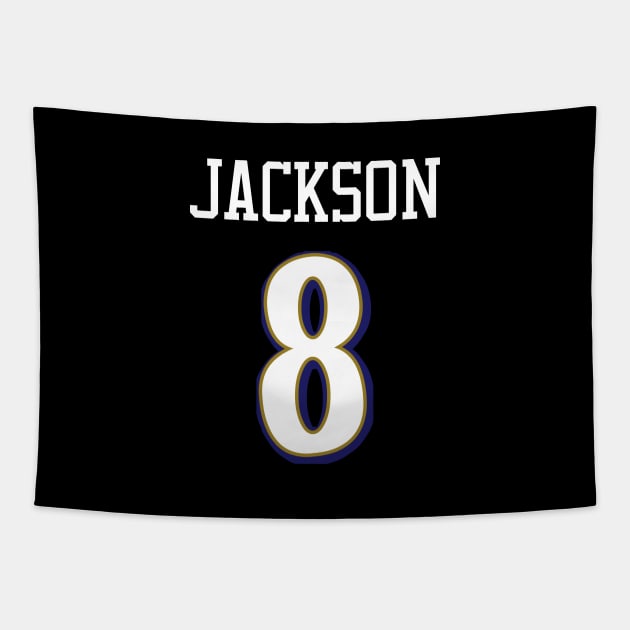 Jackson Ravens Tapestry by Cabello's